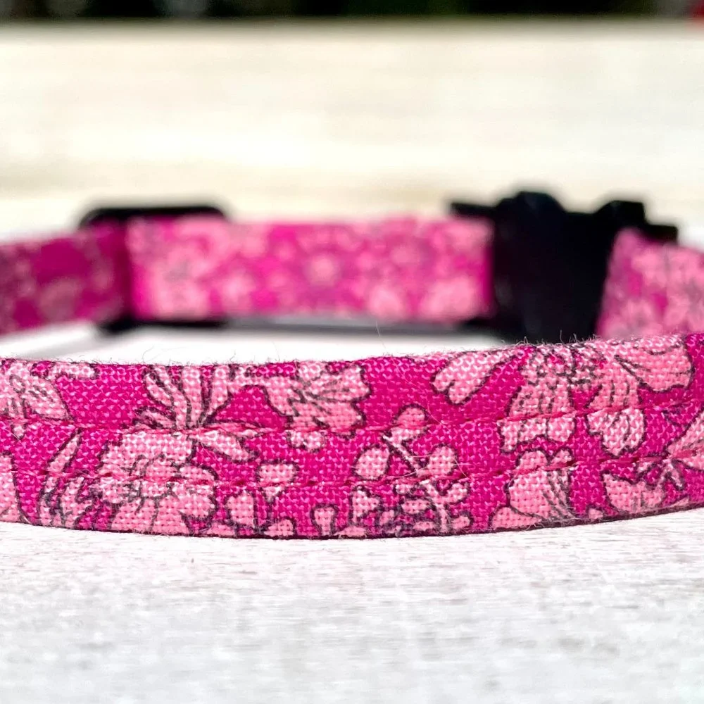 Liberty of London Cat Kitten Collar Handmade Breakaway Clasp